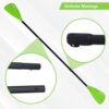24MOVE® 2 in 1 Teleskoppaddel für Stand Up Paddle und Kajak in grün mit breiten Paddelblättern und verstellbarer Länge von 230 cm, ideal für Wasserabenteuer.