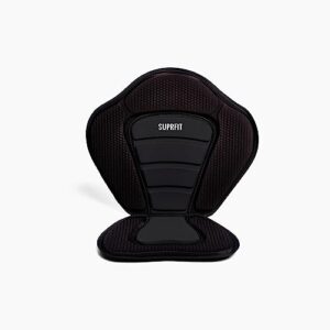 Ergonomischer Kajak Sitz für SUP Boards mit gepolsterter Rückenlehne, ideal für entspanntes Paddeln und Unterstützung des Rückens.