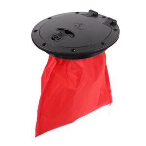 Abnehmbarer Lukendeckel mit roter wasserdichter Tasche für Kajakfahren, hergestellt aus robustem ABS-Material und geeignet für Kanu- und Kajakmodelle.