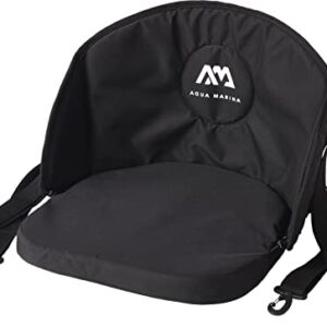 Aqua Marina Unisex Extra Seat für Kajaks in Schwarz mit gepolstertem Sitz und Rückenlehne, ideal für Komfort beim Paddeln.