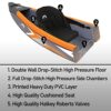 Aqua Marina Kajak Tomahawk AIR-K 12'4" aufblasbares Paddelboot für 1 Person in Grau mit orangefarbenen Akzenten, inklusive bequemen Sitz, Pumpe und Rucksack.