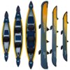 Aqua Marina Tomahawk AIR-K aufblasbares Kajak für 2 Personen in Marine-Gelb, ideal für Wassersport und Abenteuer, mit ergonomischen Sitzen und robustem Material.