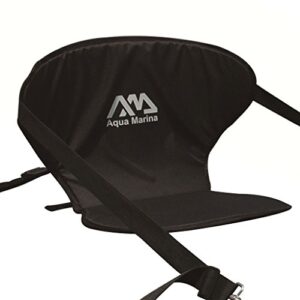Aquamarina Unisex Extra Seat für Stand-Up-Paddling in Schwarz, komfortabler und abnehmbarer Sitz für SUP-Boards, aus hochwertigem Polyester und EVA-Schaumstoff, ideal für Wassersportler.
