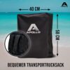 Transportrucksack für das Apollo Kajak Sea Lion, leicht und komfortabel, ideal für Wassersport-Abenteuer in malerischer Küstenlandschaft.