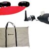Aufblasbare Sebylor Adventure Plus Kanu mit Pumpe und Zubehör für Wassersport, geeignet für 2 Erwachsene und 1 Kind