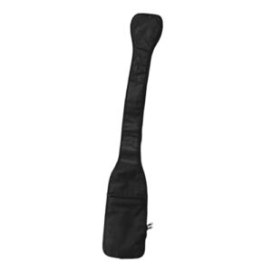Robuste schwarze Paddeltasche aus Oxford-Stoff für Kajak, Paddel und Drachenboot mit verstellbarem Schultergurt und Vordertasche zur Aufbewahrung von Zubehör.