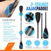 Bluefin Ranger aufpumpbares Kajak für zwei Personen, ideal für Abenteuer und Wassersport mit umfangreicher Ausstattung und Zubehör.