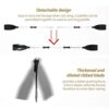 Doppelpaddel für Kajak und Kanu aus Aluminiumlegierung mit verstellbarer Länge und abnehmbarem Design, ideal für Freizeitaktivitäten auf dem Wasser.