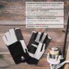 FitsT4 Sports Segelhandschuhe mit ¾-Finger für optimalen Grip beim Segeln, Paddeln und Angeln, aus hochwertigem Kunstleder und Stretch-Stoff für besten Komfort und Schutz.