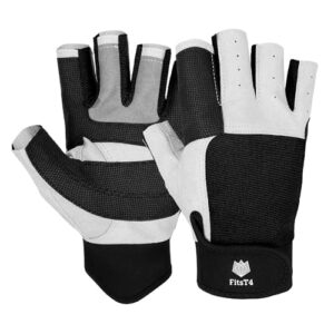 FitsT4 Sports Segelhandschuhe mit ¾-Finger-Design für optimalen Grip und Schutz beim Segeln, Paddeln und anderen Wassersportarten.