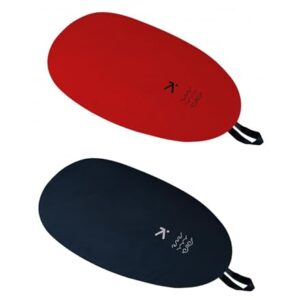 Hiko PU Cockpitcover in schwarz für Kajaks, Größe X-Big/C110 (102-118 cm), wasserdichter Lukendeckel für optimalen Schutz während Transport und Lagerung.