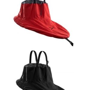 Hiko Tour Bungee Ion Kajak Spritzdecke in Schwarz, Größe CL87 für Kajaks, mit elastischem Gummikabel und praktischer Tasche für persönlichen Gegenständen.