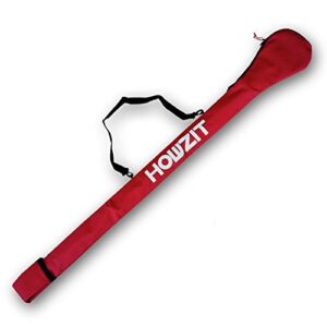 Robuste und stilvolle SUP Paddle Bag ONE in auffälligem Rot für den sicheren Transport von Stand Up Paddling Paddeln.