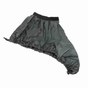 Jet-Rock für Kajaks aus hochwertigem Nylon, verstellbarer Spritzschutz für Wassersport und Kajak fahren, grau und wasserdicht.