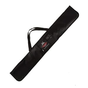 Schwarze John Paddle Bag für den sicheren Transport von zwei Paddeln, aus strapazierfähigem Codura 600D Material, mit praktischem Reißverschluss und doppelten Tragegriffen.