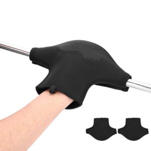 Wasserdichte Neopren Kajak Paddel Handschuhe in Schwarz, perfekt für Kajakfahren, Kanufahren und Rafting, mit rutschfester Beschichtung und ergonomischem Design.