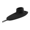 Universelle Kajak Spritzdecke aus hochwertigem SBR-Neopren in Schwarz, bietet effektiven Spritzschutz für Kajakfahrer, ideal für Touren und Freizeitaktivitäten auf dem Wasser.