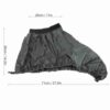 Keenso Kajak-Spritzdecke in Grau, verstellbarer Sprührock aus 100% wasserdichtem Nylon für optimalen Schutz beim Kajakfahren, passend für Kajaklängen von 90 bis 95 cm und einer Breite von 50 bis 55 cm.