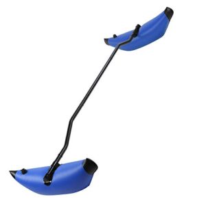 CHICIRIS Kajak-Stabilisator in leuchtendem Blau mit ovale Flügel und stabilisierendem Griff, ideal für sichereres Kajakfahren und Wassersportaktivitäten.
