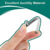 Teaaha 10 Stücke Kajakpaddel Push Snap Clips aus Edelstahl für solide Befestigung von Kajak-Paddeln und Zelten, ideal für Outdoor-Aktivitäten.
