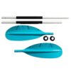 SPINERA Kayak Paddle Classic - Alu 4-teiliges Paddel mit 230 cm Länge, ergonomisches Design und hochwertige Materialien für komfortable Wasseraktivitäten.