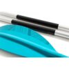 SPINERA Kayak Paddle Classic in Türkis mit matten Silikongriffen, ideal für Kajak- und Kanufahrer, 4-teilig und leicht transportierbar