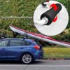 KENANLAN Kajak Rolle als Ladehilfe mit Heavy Duty Saugnäpfen auf Autodach montiert, ideal für den Transport von Kajaks und Kanus.