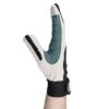 Lomo Langfinger-Segelhandschuhe in Grau, Größe XL, ideal für Segler und Outdoor-Aktivitäten, mit rutschfesten Amara-Handflächen und komfortablem Klettverschluss