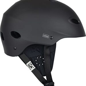 Mesle Wassersport Helm Ultuna mit abnehmbarem Ohrenschutz für Wakeboarden, Kite-Surfen und Kajaken in modernem Design