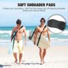 Verstellbarer mizikuu Sup Tragegurt für Surfboards, Kajaks und Stand Up Paddle Boards mit Schulterpolster für optimalen Komfort beim Wassersport.