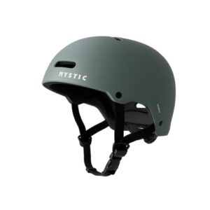 MYSTIC Vandal Helm 2023 in Dark Olive, ideal für Wassersport mit modernem Design und optimalem Schutz.