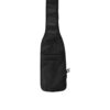 Schwarze Drachenboot-Paddeltasche aus hochwertigem Oxford-Stoff, ideal für Wassersport mit verstellbarem Tragegurt und Vordertasche für praktische Aufbewahrung.