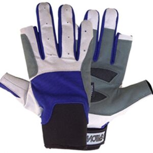 MOTIVEX Segelhandschuhe mit Neopreneinsatz, 2-Finger-Schnitt in Größe XXXL, ideal für Wassersport, Robuste und langlebige Handschuhe mit hervorragendem Grip und Klettverschluss.