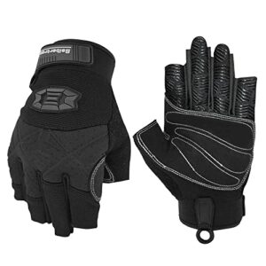 Seibertron 3/4 Finger Kletterhandschuhe für Outdoor-Aktivitäten, atmungsaktiv und leicht, mit rutschfester Oberfläche für optimalen Grip und Tragekomfort.