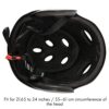 Sicherheits Schutz Helm für Wassersport mit 11 Atemlöchern, ideal für Kajakfahren und Paddeln, Unisex-Erwachsene in Schwarz.