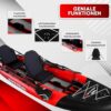 SKINHAWK Exclusiv Rot Kajak Set 380 für 2 Personen mit ergonomischen Sitzen und innovativen Features für ein ideales Wassersport-Erlebnis.