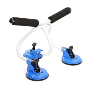 Toboli Ladehilfe für Kajak mit Saugnapf-Rollenhalterung, ideal für das mühelose Beladen von Booten bis 100 kg auf das Autodach.
