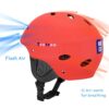 Hochwertiger, roter Wassersporthelm für Kajak, Wakeboard, und Kitesurfing mit optimalem Aufprallschutz und atmungsaktivem Design, Größe L (55-61 cm).