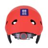 Tontron Classic Wakeboard Kajak Kite Surf Wassersporthelm in leuchtendem Rot mit optimierter Belüftung und abnehmbaren Ohrenschützern, Größe L (55-61 cm).