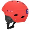 Roten Tontron Classic Wassersporthelm in Größe L (55-61 cm) mit mehreren Luftventilationsöffnungen für Kajak, Kite, Surf und Wakeboard Aktivitäten.