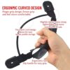 WMYCONGCONG 4 PCS Robuster Ersatzgriff für Fischergriffe, ergonomisches Design für Kajaks, rutschfeste Oberfläche und einfache Installation für besseren Halt beim Paddeln.