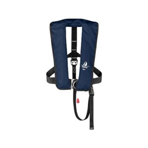 12skipper Automatik Rettungsweste ISO 300N in Navy, ideal für Sicherheit auf dem Wasser beim Segeln, Angeln oder Bootfahren.