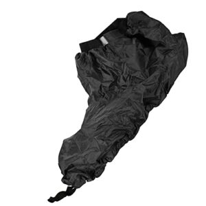 Professionelle Nylon-Deck-Sprührock-Abdeckung für Kajaks, Wassersport, Outdoor und Kanus - schwarz, wasserdichter Schutz, leicht anzuwerfen, reißfester und langlebiger Schutz