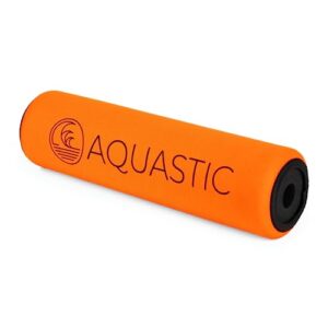 AQUASTIC SUP Paddle Ertrinkungsschutzboje in leuchtendem Orange, gefertigt aus 25 mm Neopren und NBR Gummi, ideal für Sicherheit beim Stand-Up-Paddling.