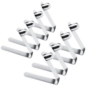 Set von 24 Edelstahl Feder Clips für Kajakpaddel und Zeltstangen, rostbeständig und langlebig, einfache Installation ohne Werkzeug.