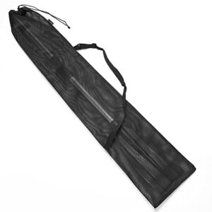 Faltbare Kajak-Paddeltasche aus robustem Netzmaterial für den sicheren Transport von Paddeln, ideal für Wassersportaktivitäten.