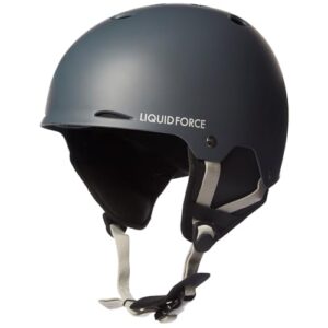 Liquid Force Nico Helm für Wassersportarten inSlatefarbe, vereint Sicherheit und modernes Design, ideal zum Wakeboarden und Wasserski.