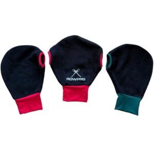 ROWPRO Rowing Pogies für Ruderer, farbcodierte Handschuhe für Strokeside und Bowside, ideal für kaltes Wetter und Rudertraining.