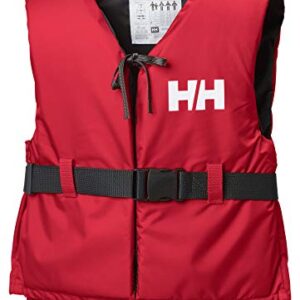 Unisex Helly Hansen Sport II Auftriebshilfeweste in Rot, ideal für Wassersport und Sicherheit auf dem Wasser.