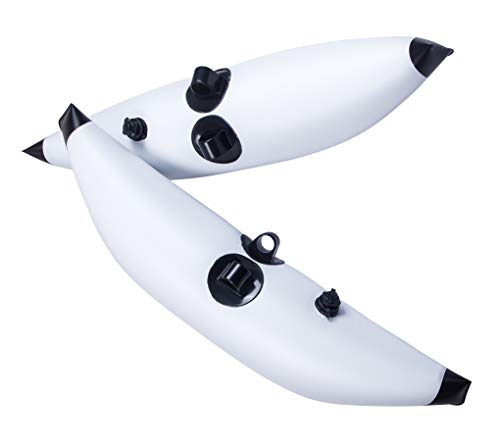 METER STAR 2Pcs Kayak Inflatable Outrigger Stabilisator für Kajakfahren, Bootfahren oder Kanufahren - stabile Plattform und leicht zu installieren